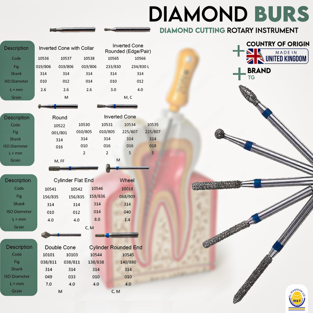 TG Diamond Burs